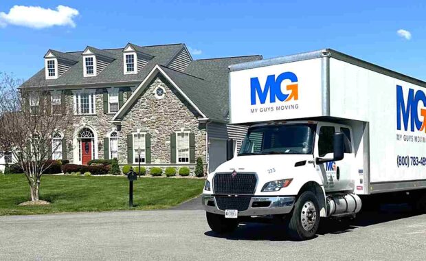 Residential Sterling, VA home with MG Moving truck