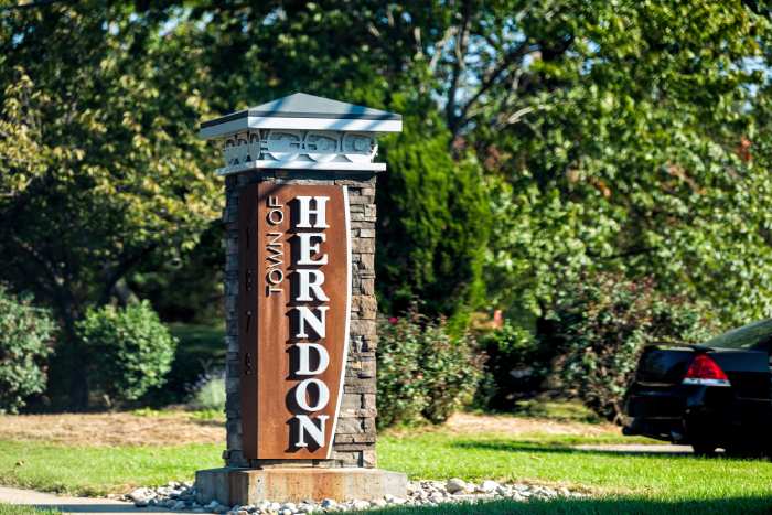 Town Of Herndon VA Landmark